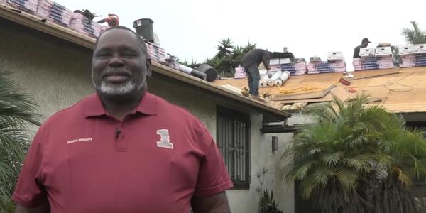 navy veteran receives new roof