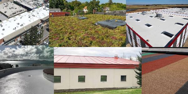 types of commercial roofs