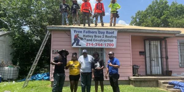 Free roof for fathers day