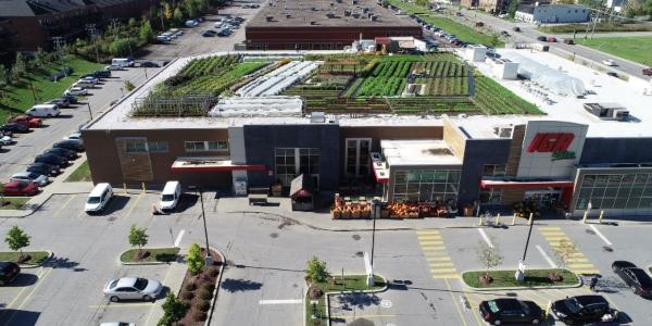 SOPREMA roof to table green roof