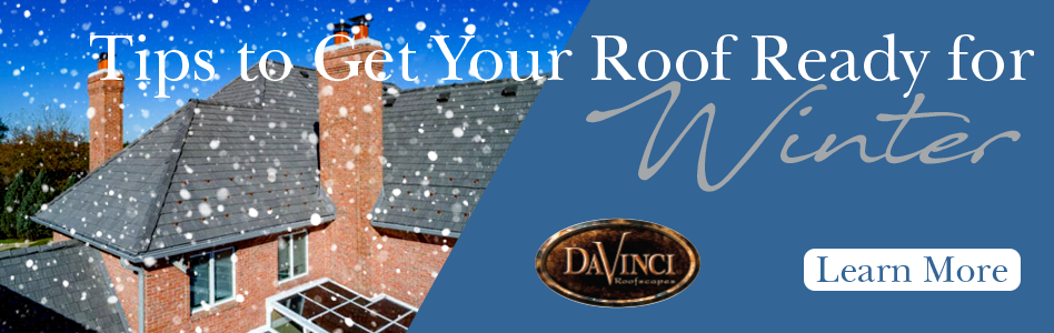 DaVinci Roofscapes - Billboard Ad - Tips to Get Your Roof Ready for Winter