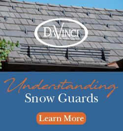 DaVincing Roofscapes - Sidebar Ad - Understanding Snow Guards
