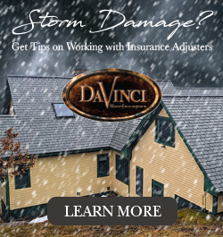 DaVinci - Sidebar Ad - Storm Damage? Get Tips on Working With Insurance Adjusters