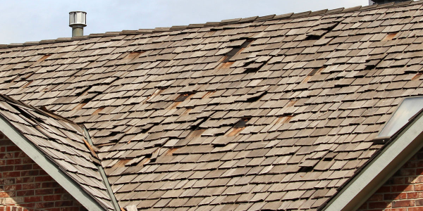 Davinci hail damaged wood shake roof