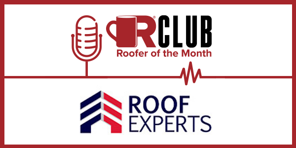 Roof Experts December Roofer of the Month