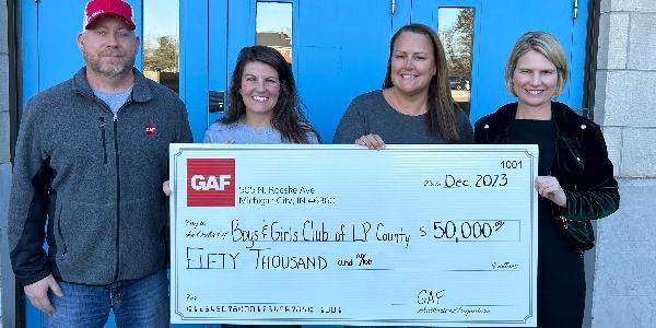 GAF makes major donation to Boys and Girls Club