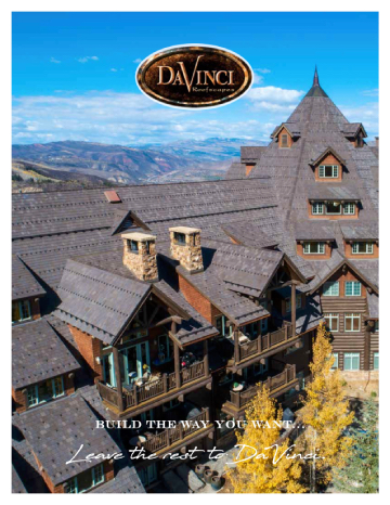 DaVinci Commercial Roof Brochure - cover