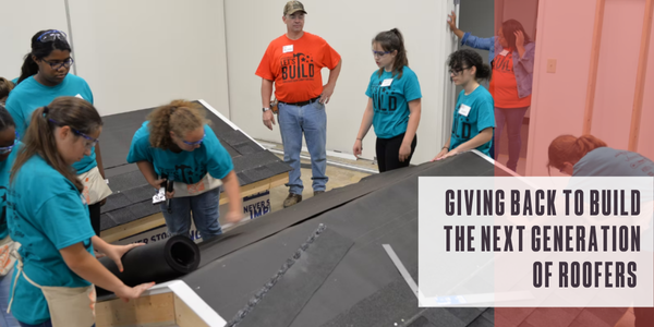 Giving back to build the next generation of roofers