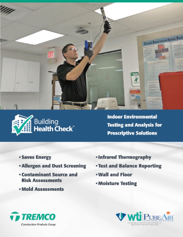 Tremco - Building Health Check Steps - cover