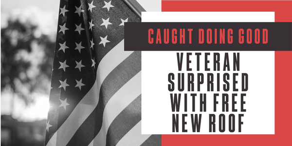 Veteran surprised with free new roof