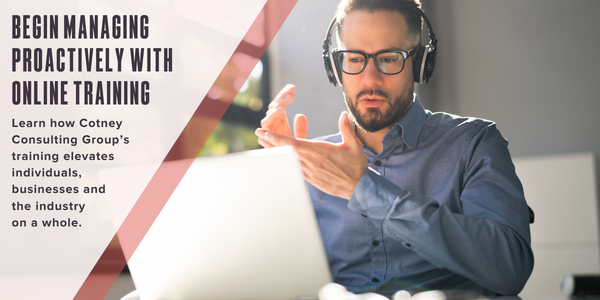 Begin managing proactively with online training