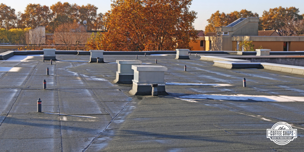 Flat roof maintenance during warmer weather
